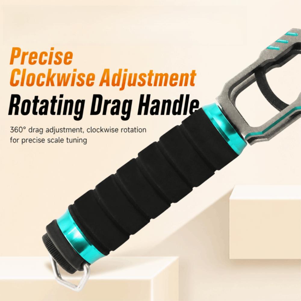 Aluminum Alloy Fishing Grabber with 40lb Scale Fish Holder Fish Lip Gripper  Catch and Release