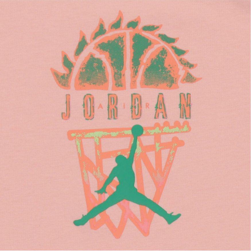 Jordan Мужская футболка с втачным рукавом Оранжево-розовая DQ8643-800