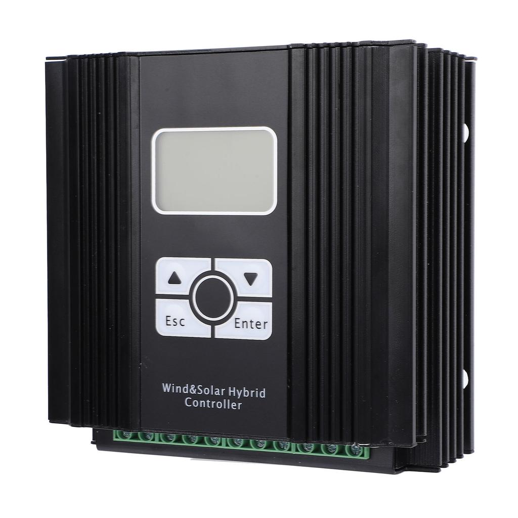 Wind Solar Hybrid Charge Controller 12V/24V MPPT Technology LCD Display Solar Panel System