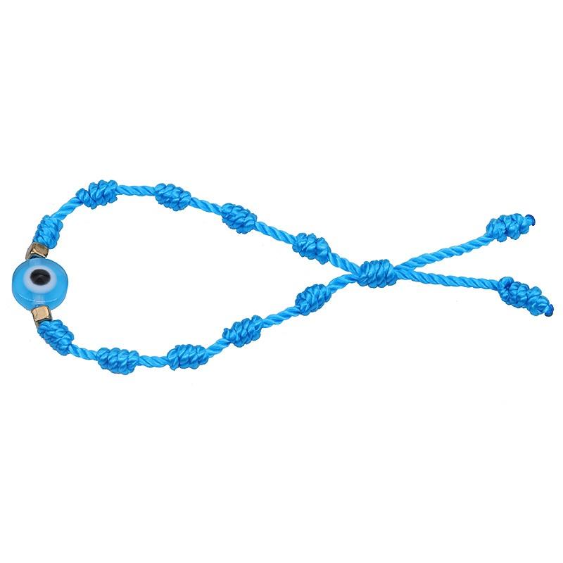 Новый плетеный браслет с Глазом Фатимы, счастливый красный и черный цвет нити, парная цепочка, ручная работа, молитвенные браслеты-манжеты, ювелирное украшение, подарок для