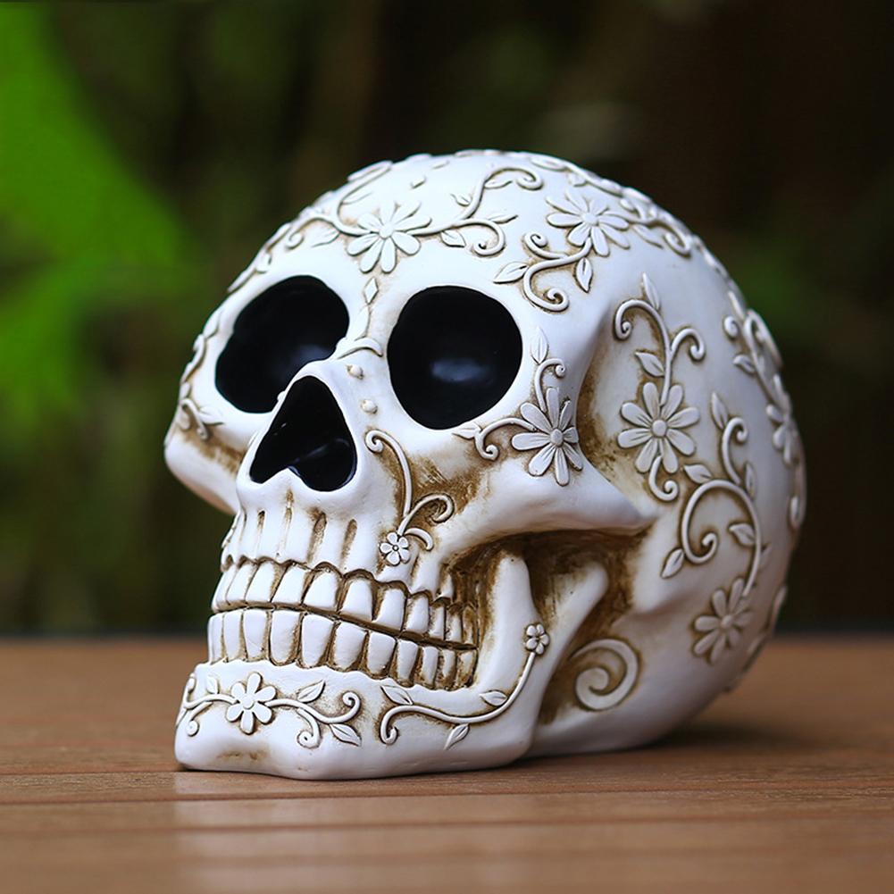 3D Череп Домашний Декор Фигурка Черепа Spookys Реквизит для Вечеринки Для Декора Дома с Привидениями