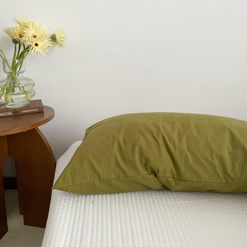 Пара наволочек из чистого хлопка с одинарной наволочкой для головы размером 48X74 см. (Без ядра подушки)