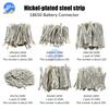 BMS 18650 Li-ion Battery Nickel Sheet Plate Nickel Plated Steel Belt Strip 0.1MM 18650 Cells Connector Welding