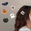 2 шт. Хэллоуин вечеринка личность смешной летучая мышь тыква паук маленькая зажим для захвата нишевая мода универсальные аксессуары для плетения волос