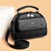 Women Fashion Tote Shoulder Handbag Large Capacity Cell Phone Bag 2024 New Solid Color PU Leather Crossbody Shoulder Bag Simple Bag