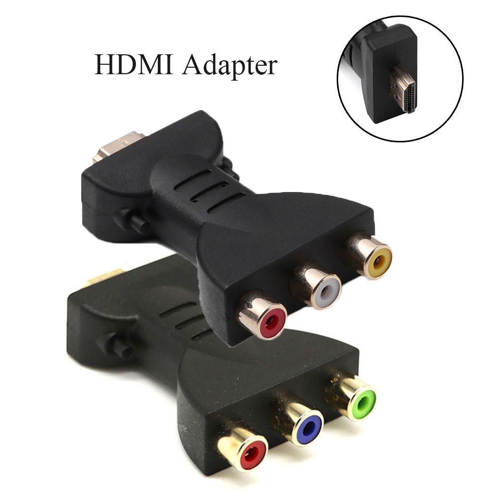 HDTV Digital Signal Gold-plated Video Audio Adapter HDMI To 3 RGB/RCA Component Converter