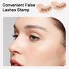 1 пара накладных ресниц, штамп для линии глаз, натуральный вид, накладные нижние ресницы, пластиковый штамп для легкого нанесения, многоразовые штампы для ресниц