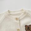 Children's Knitted Cardigan: Long-Sleeved Korean Style for Boys & Girls - Perfect for Spring & Autumn Outings