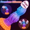 Luminous Silicone Dildo With Irregular Shape Anal Sphincter Soft Flesh Penis Alternative Sex Toy SM Adult Masturbator