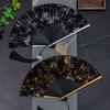 with Tassels Handheld Bamboo Fan Chinese Style Dance Fan Creative Cool Fan  For Summer Dance