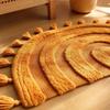 Ароматный коврик для двери с кисточками - Хлопок, Впитывающий, Нескользящий - для Ванной, Спальни, Прихожей