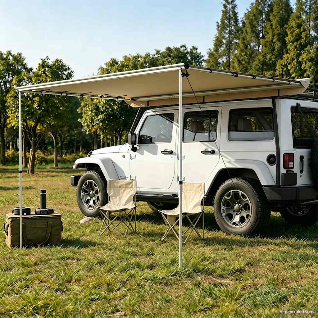 Caravan Awning 3x2.5x2.15 m Beige