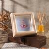 1pc Mini Hollow Picture Frame, Square Inch Mini Picture Frame, Table, DIY Specimen Frame Mounting, Wooden Picture Frame