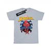 Mens Spider-Man Web Shooting Emblem Logo T-Shirt