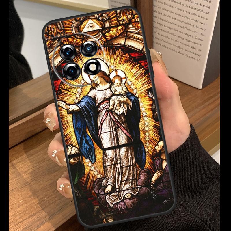 Virgin Mary Christian Case For OnePlus 15 R 13T 13R 12R 10T 8T 13 12 11 9 10 Pro Nord 5 CE 4 2 3 Lite N20 N30 Cover