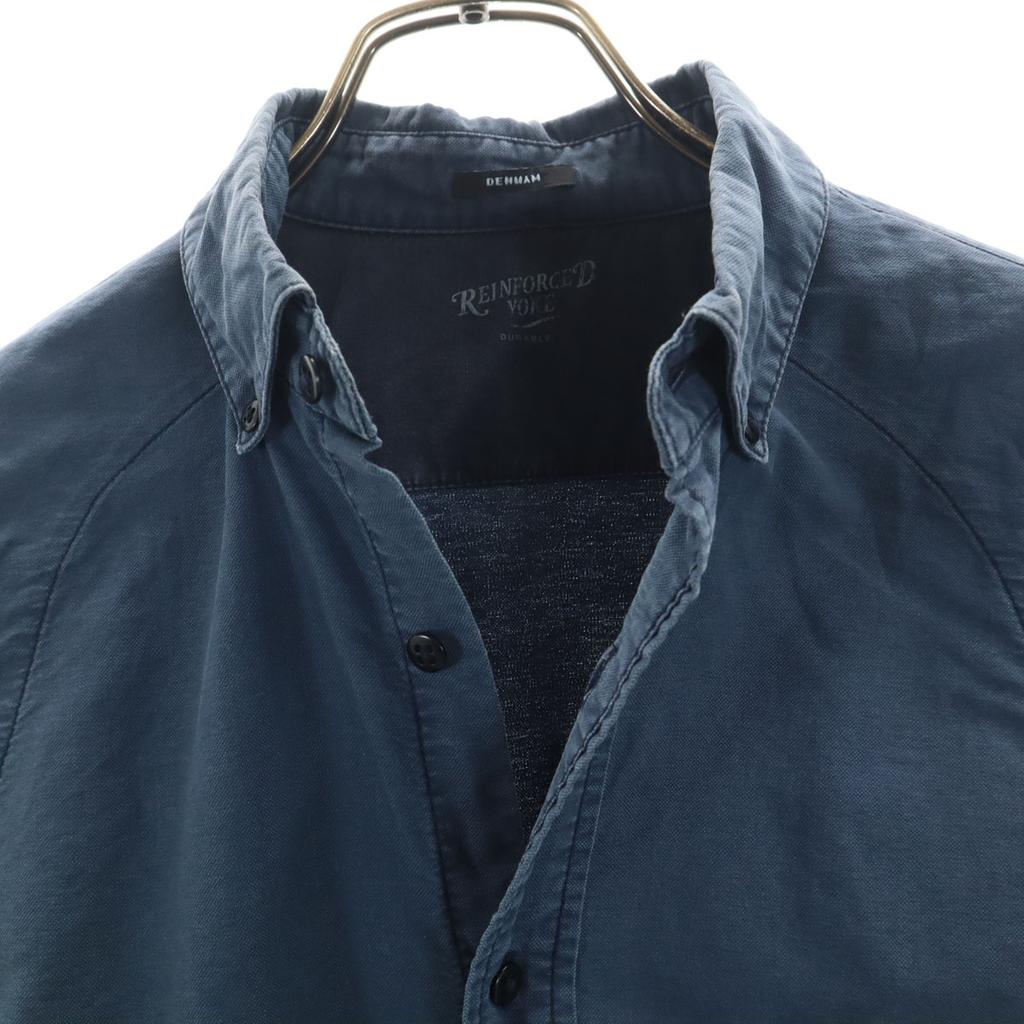 DENHAM Long sleeve Oxford Button down shirt XS Navy Men's Used