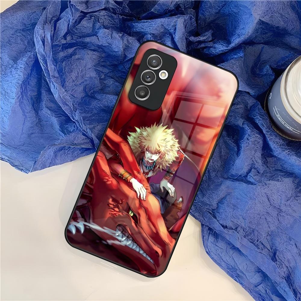 Чехол для телефона My Hero Academia Hawks для Samsung S25 S24 S30 S21 S23 S20 S22 Fe S10 E S9 Note 20 Pro Ultra Plus стеклянная крышка