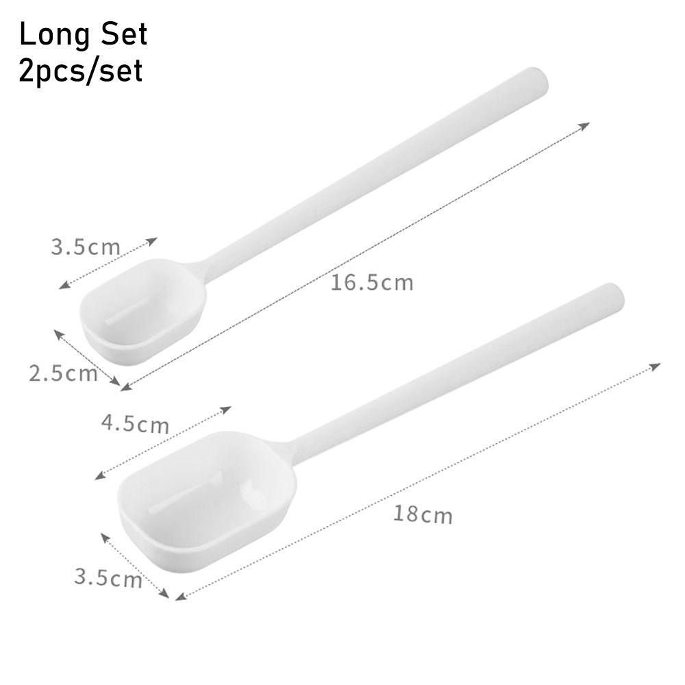 2 шт. Прозрачная ложка для порошка, ложка для соли, ложка для мытья, ложка для кормления питомцев, прочная мерная ложка