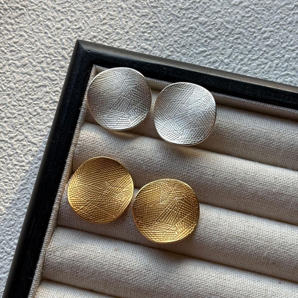 Серьги с текстурой, универсальная текстура, простые и модные, уникальные серьги-подвески, новые высококачественные и нишевые аксессуары