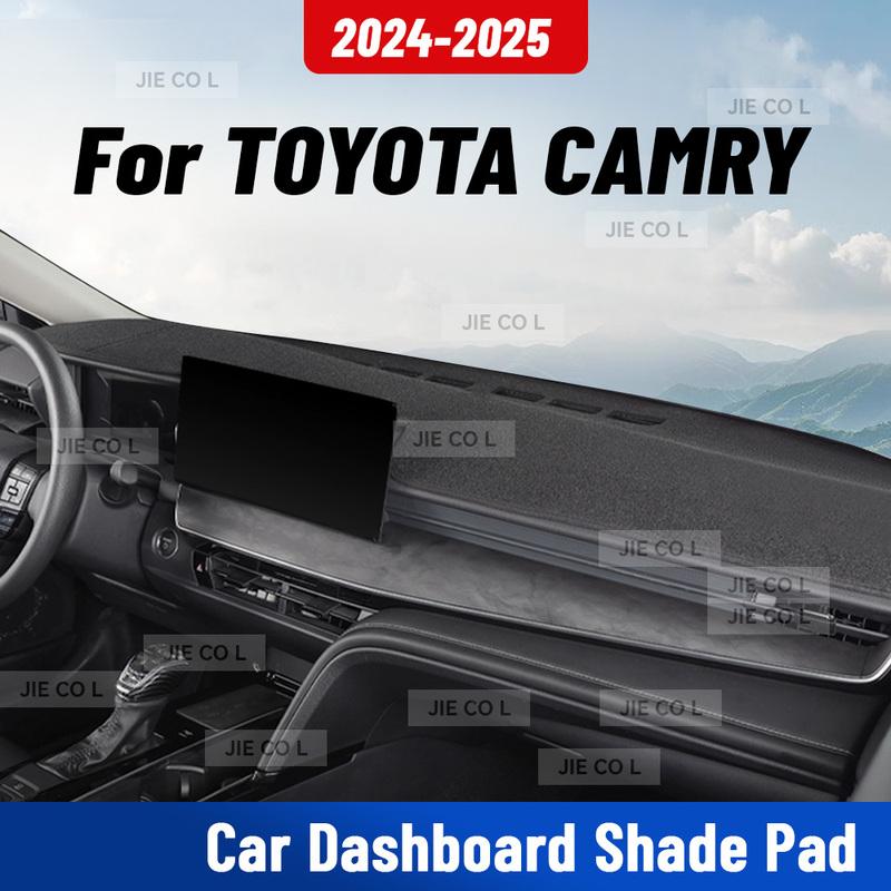For TOYOTA CAMRY 2024 2025 Car Dashmat Anti-UV Dashboard Cover Dash Mat Sunshade Auto Sun Mat Carpet Protective Accessories
