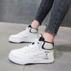 Мода 2024 Осень Новая мода Высокие кроссовки Обувь для женщин Прогулки Повседневная спортивная обувь