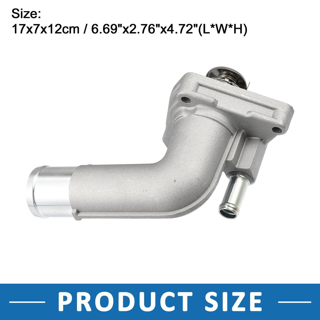 ABSOPRO Корпус термостата системы охлаждения двигателя 212008J10B Корпус термостата для Nissan Quest Черный 2004-2009,