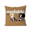 Mafalda Pillow Case For Car Sofa Decorative Home Doublesided Print Plush Square Throw Pillow Cushion Cover