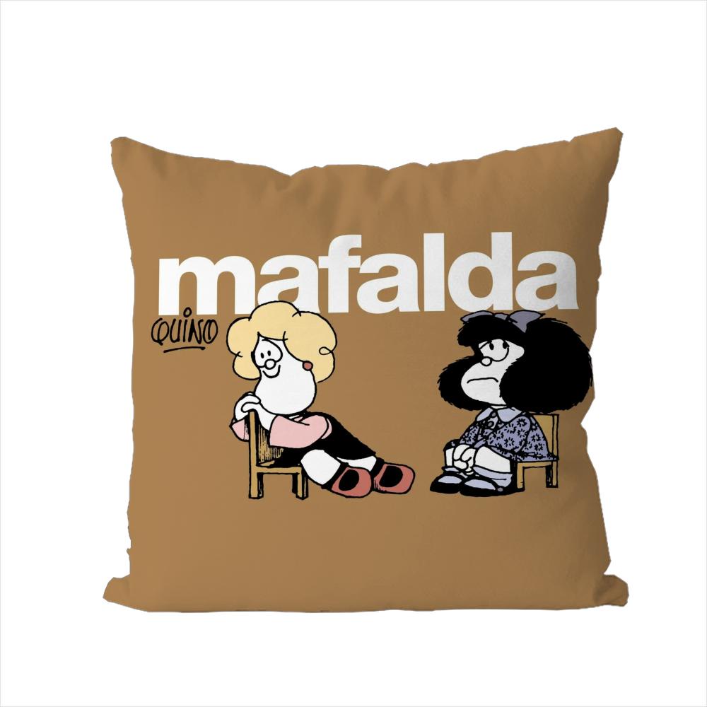 Mafalda Pillow Case For Car Sofa Decorative Home Doublesided Print Plush Square Throw Pillow Cushion Cover