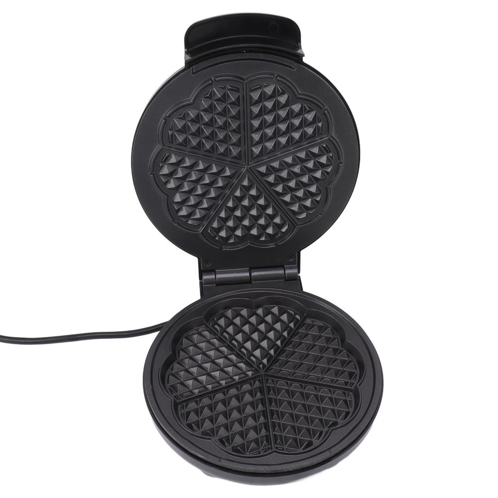 Двухсторонняя машина для приготовления вафель, домашняя машина для выпечки тортов, многофункциональная мини-машина для приготовления вафель, черная