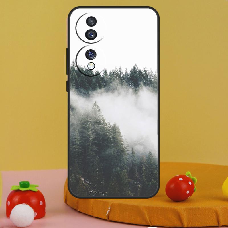 Красивый Чехол с изображением природы, леса, гор для Honor 200 Pro X9c X9a X8a X7a X6a X7 X8 X9 X8b X9b 50 70 90 Magic 6 5 Lite