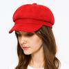 Solid Color Suede Octagonal Hat Korean Style Painter Cap Fashion Berets Hat  Girls