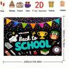 2D Back To School Owl Photo Backdrop Classroom Decor Cloth