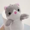 16CM New Long Cat Plush Toy Keychain Cute Cat Doll Bag Hanging Decoration Doll Scratching Machine Brithday Gifts For Girls