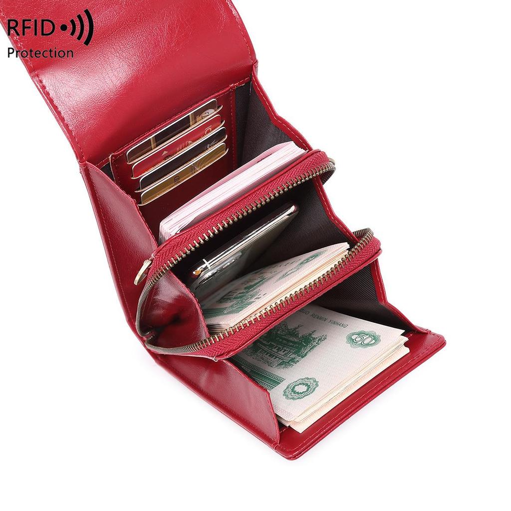 2025 RFID Магнитная Ретро Кожаная Сумка-Кроссбоди для Телефона для Женщин