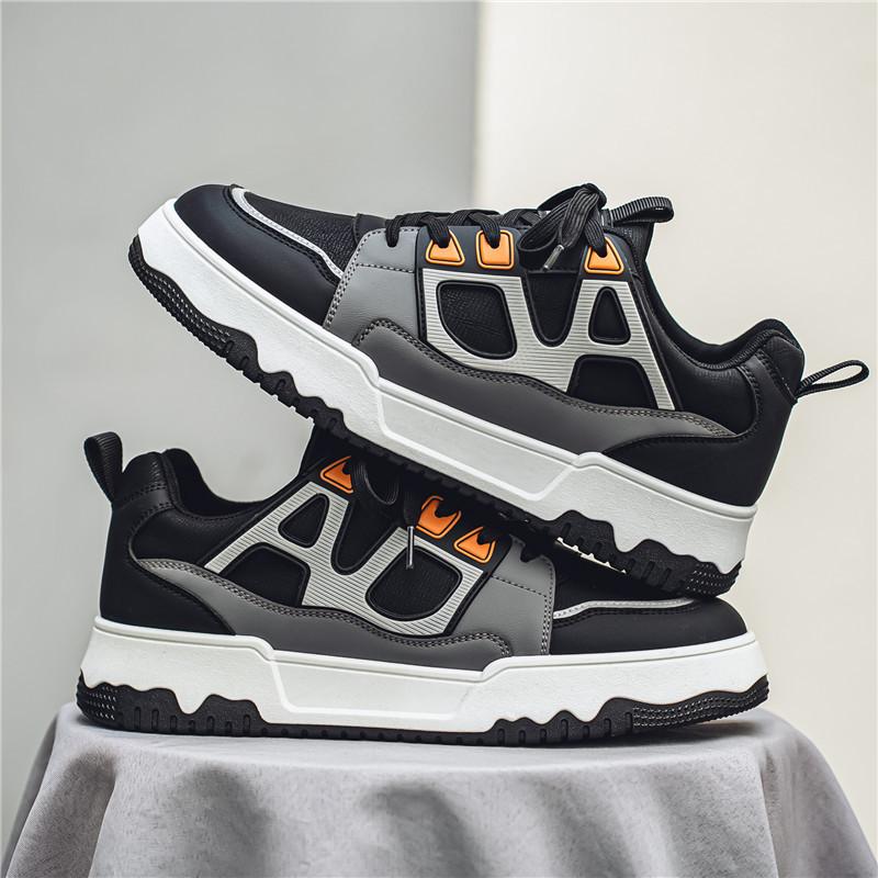 2024 Autumn New Men's Shoes Korean Version of Versatile Board Shoes Student Casual Shoes Men's Travel Shoes Sports Shoes Men's Single Shoes