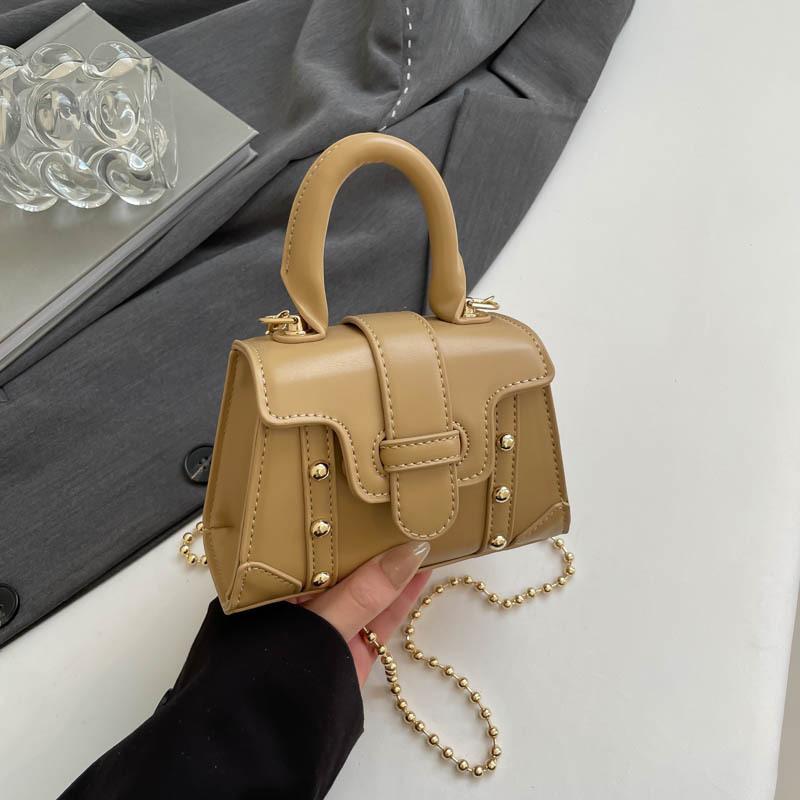 Сумка премиум-класса, портативная маленькая квадратная сумка, женская, новая модная маленькая сумка 2025 года, сумка-мессенджер в зарубежном стиле, красивая и простая женская сумка на плечо