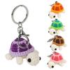 Keychain Pendant Crochet Turtle Shape Charm Hanging Ornament Wallet Backpack Car Keys Accessory