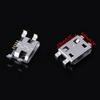 10 Pcs Practical Type B Micro Usb 5-Pin Female Mount Jack Connector Port Socket
