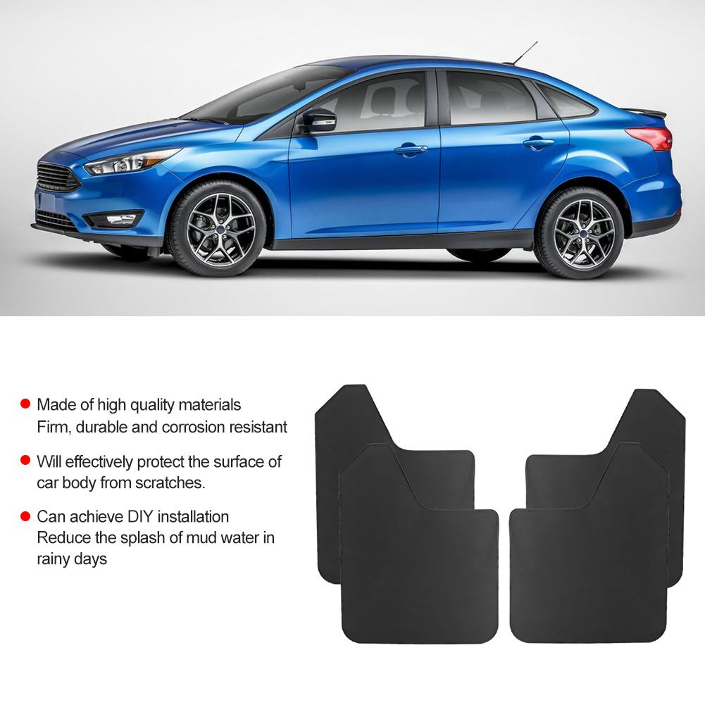 4 шт. универсальные брызговики, защитные крылья, подходят для Subaru Forester MF12BASBLK