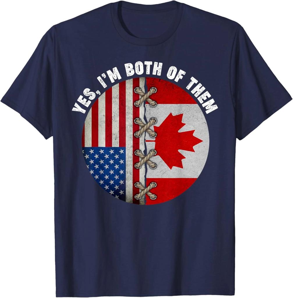 Double the Pride Maple Leaf Canadian Canada Day Unisex T-Shirt