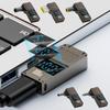 Адаптер для зарядки ноутбука PD 100 Вт Type-C на DC 7.9x0.9 мм с цифровым дисплеем, конвертер для быстрой зарядки