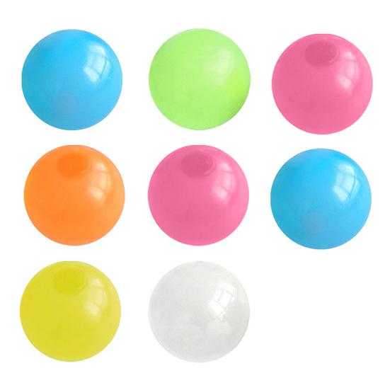 4/8/12/24 шт. светящийся липкий шарик, светящийся в темноте, настенный, потолочный, липкий шарик TPR, снятие тревожности