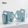 Retractable Bookends with Pen Holder Foldable Adjustable Desktop Book Stand Integrated Desk Book Storage Organizer