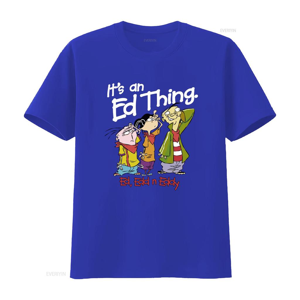 Rare Ed Edd N Eddy Cartoon Print T Shirt Cotton For Unisex All Size S To 4xl Yi019 Vintage Washed Homme Versatile Stretched Unisex