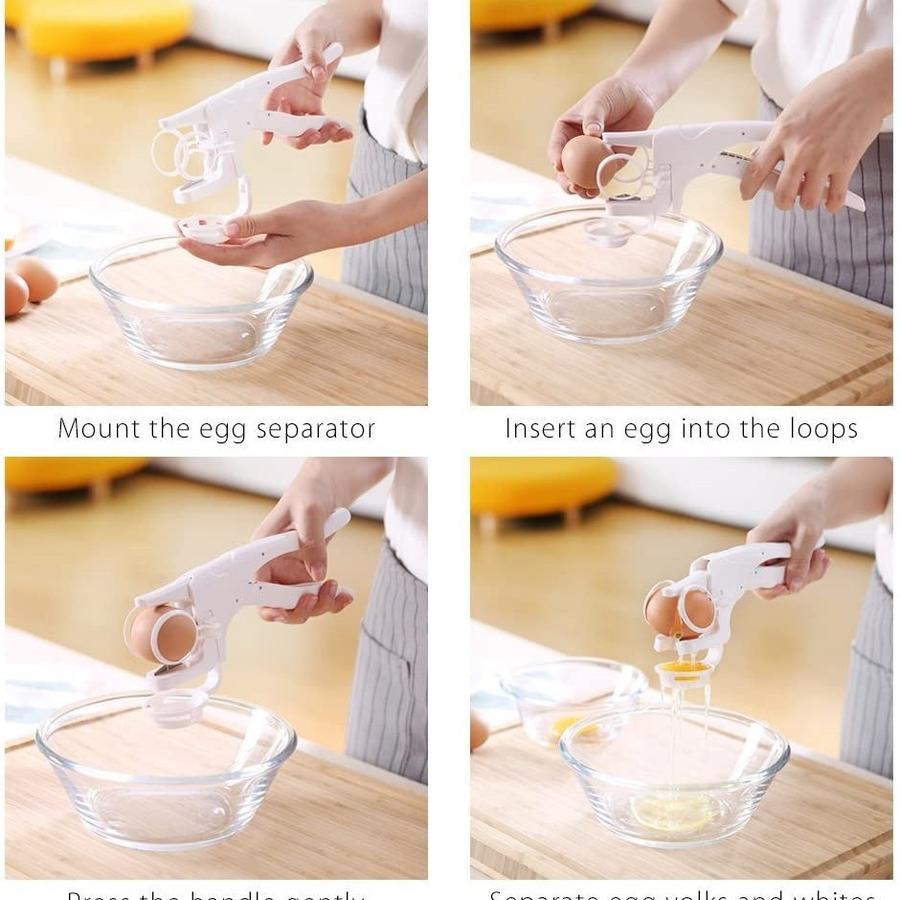 Ручной разбиватель яиц, Удаление скорлупы яиц, ТВ-резак для яиц, Отделитель желтков, Кухонный гаджет
