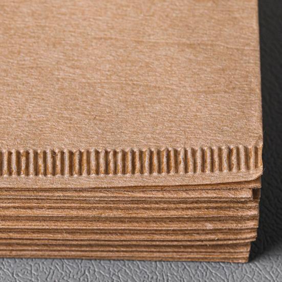 100 шт. одноразовые кофейные фильтры-конусы, неотбеленные натуральные фильтры, бумажные, гладкие кофейные аксессуары для кофемашины с функцией капельного заваривания, френч-пресса