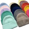 Adult Thick Warm Rabbit Fur Beanie Cap Men Women Solid Knitte Hat Solid Multi Colors Skullies Ski Hip Hop