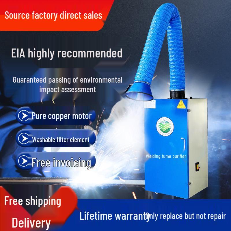 Mobile Electric Welding Fume and Dust Collector - Industrial Smoke Extractor