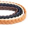 Retro Mori Girl Women's Cable Knit Buckle Belt - Versatile Korean Style Decorative Accessory