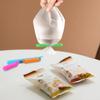 40 PCS Food Bag Clips, Color Mixing Chip Bag Clips in 3 Sizes, Kitchen Sealing Clips with Curved Design, Plastic Bag Clips for Food, Chip, Snack,